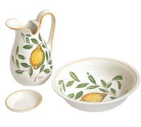 I VECCHI LAVABO Tris di ceramiche Limoni