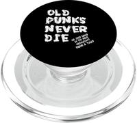 I vecchi punk non muoiono mai | Punk Rocker | Mohawk Punker PopSockets PopGrip per MagSafe