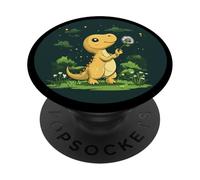 I venti morbidi incontrano la forza giurassica con questo vestito da dinosauro PopSockets PopGrip Adesivo