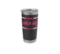 I veri aiuti per il pranzo indossano rosa cancro al seno scuola pranzo signora Bicchiere termico in acciaio inox doppia parete