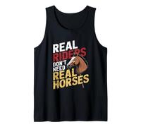 I veri cavalieri non hanno bisogno di cavalli veri Hobby Horse Canotta