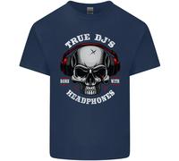 I Veri DJ Nascono Con Le Cuffie Maglietta Per Bambini E Bambine