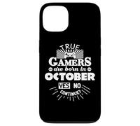 I veri giocatori nascono ad ottobre Gamer Custodia per iPhone 13