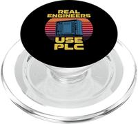 I veri ingegneri usano PLC divertente dicendo retrò anni '80 PopSockets PopGrip per MagSafe