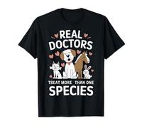 I veri medici veterinari trattano più di una specie Maglietta