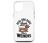 I veri padri di cani amano il loro papà di cani Wiener Doxie Chiweenie Custodia per iPhone 12/12 Pro