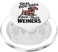 I veri padri di cani amano il loro papà di cani Wiener Doxie Chiweenie PopSockets PopGrip per MagSafe