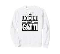 I Veri Uomini Hanno I Gatti Gatto papà Felpa