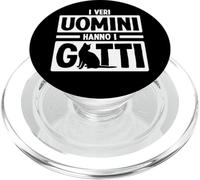 I Veri Uomini Hanno I Gatti Gatto Papà PopSockets PopGrip per MagSafe