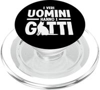 I Veri Uomini Hanno I Gatti Gatto Papà PopSockets PopGrip per MagSafe