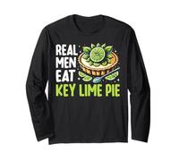 I Veri Uomini mangiano Key Lime Pie Key Lime Pie Maglia a Manica