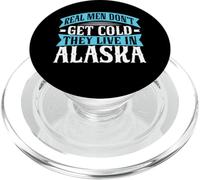 I veri uomini non si raffreddano, vivono in Alaska PopSockets PopGrip per MagSafe