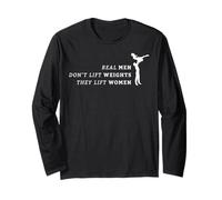 I Veri Uomini Non sollevano Pesi, sollevano Camicia da Ballerina da Donna Maglia a Manica