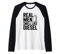 I Veri Uomini odorano di Umorismo Vintage Diesel Maglia con Maniche Raglan