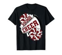 I Vichinghi rallegrano Il Ritorno a Scuola Cheerleading Spirit M Maglietta