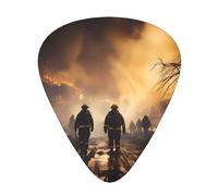 I vigili del fuoco combattono i fuochi Plettri per chitarra, realizzati in materiale ABS, adatti per chitarre acustiche, chitarre elettriche, ecc.