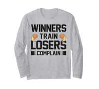 I Vincitori Si Allenano I Perdenti Si Lamentano Corte Maglia a Manica