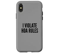 I Violate HOA Rules Homeowners Association Rebel Outlaw Custodia per iPhone X/XS