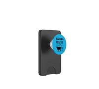 I visitatori dei gatti devono essere approvati dal divertimento snooty cat PopSockets PopWallet per MagSafe