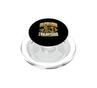 I Volunteered Camicia vintage per stazione totale geometra PopSockets PopGrip per MagSafe