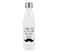 I Vuoi Love To Supporto E Chat Baffi Parete Doppia Acqua Bottiglia Divertente