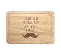 I Vuoi Love To Supporto E Chat Baffi Rettangolare Tagliere di Legno Divertente