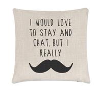 I Vuoi Love To Supporto E Chat But I Davvero Baffi Lino Copricuscino Cuscino