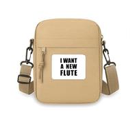 I Want A New Flute Art Déco Fashion Crossbody Bag Cellulare Borsetta a Tracolla Mini Bag