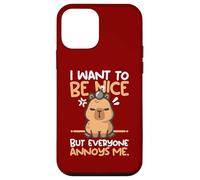I want to be nice but everyone annoys me cute tee Capy lover Custodia per iPhone 12 mini