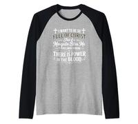 I Want To Be So Full of Christ Mosquitoes Funny Christian Maglia con Maniche Raglan