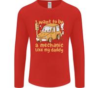 I Want To Be Un Meccanico Come il Mio Papà Uomo Maniche