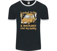 I Want To Be Un Meccanico Come il Mio Papà Uomo Ringer Fotl
