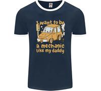 I Want To Be Un Meccanico Come il Mio Papà Uomo Ringer Fotl