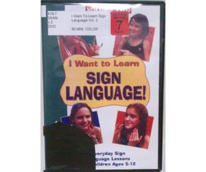 I Want to Learn Sign Language - Vol. 2