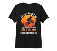 I Want To Ride My Bicycle Cycling Cyclist Bicycle Lover Maglietta Premium