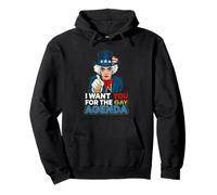I Want You For The Gay Agenda Divertente Gay Pride Zio Sam Meme Felpa con Cappuccio
