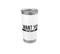 I Want You I Just Can't Flirt Bicchiere termico in acciaio inox doppia parete