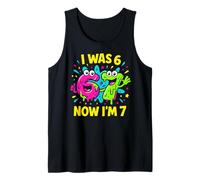 I Was 6 Now I'm 7 - Divertente 7th Birthday Six Seven Meme Canotta