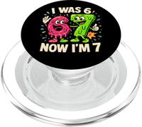 I Was 6 Now I'm 7 - Divertente 7th Birthday Six Seven Meme PopSockets PopGrip per MagSafe