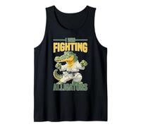 I Was Fighting Alligators Scusa Una Storia goffa Canotta