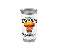 I was Having Explosive Diarrhea Before It was Cool Funny Bicchiere termico in acciaio inox doppia parete