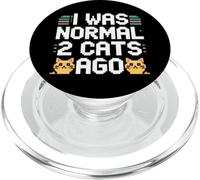 I Was Normal 2 Cats Ago PopSockets PopGrip per MagSafe