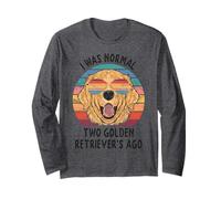 I Was Normal 2 Golden Retrievers Ago Dog Gifts Maglia a Manica