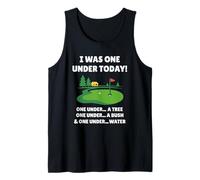 I Was One Under Today Funny Golf Lover Golfer Golfing Canotta