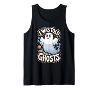 I Was Told There Would Be Ghosts Funny Halloween Kids Boys Canotta