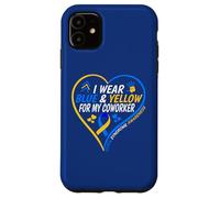 I Wear Blue And Yellow For My Coworker - Down Syndrome 2026 Custodia per iPhone 11