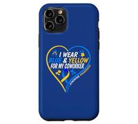 I Wear Blue And Yellow For My Coworker - Down Syndrome 2026 Custodia per iPhone 11 Pro