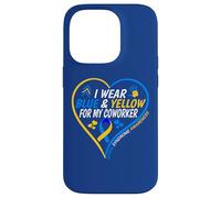 I Wear Blue And Yellow For My Coworker - Down Syndrome 2026 Custodia per iPhone 14 Pro