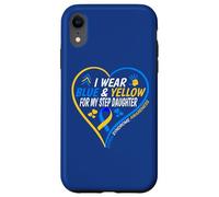 I Wear Blue And Yellow For My Step Daughter - Down Syndrome Custodia per iPhone XR