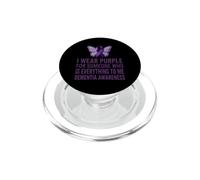I Wear - Nastro di supporto a forma di farfalla per sensibilizzazione sulla demenza, colore: PopSockets PopGrip per MagSafe